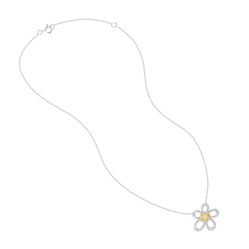 Daisy Fancy Diamond Necklace